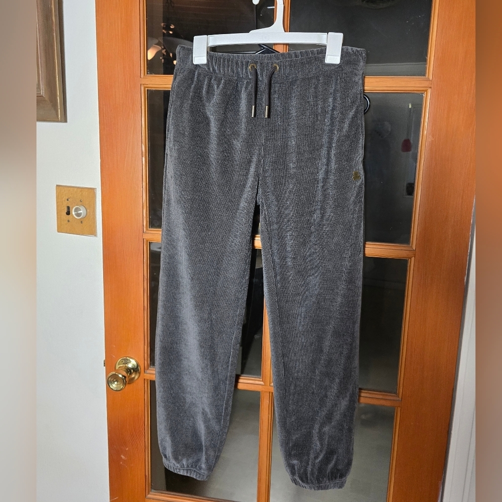 Teddy Fresh Gray Chenille Blend Joggers Small